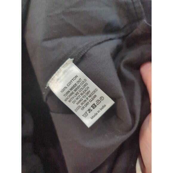 Never A Wallflower Black Poplin High Neck Top NWT - Picture 4 of 5